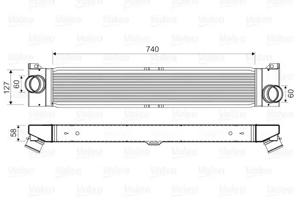 Ladeluftkühler VALEO 818569
