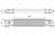 Ladeluftkühler VALEO 818577
