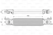 Ladeluftkühler VALEO 818578