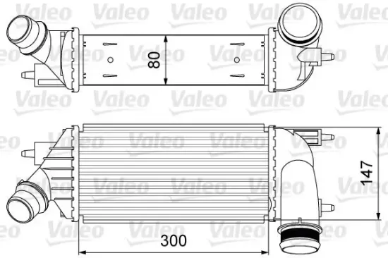 Ladeluftkühler VALEO 818583 Bild Ladeluftkühler VALEO 818583