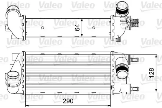 Ladeluftkühler VALEO 818585 Bild Ladeluftkühler VALEO 818585