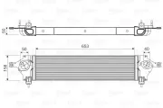 Ladeluftkühler VALEO 818589