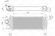 Ladeluftkühler VALEO 818608