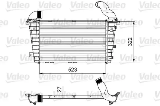 Ladeluftkühler VALEO 818615 Bild Ladeluftkühler VALEO 818615