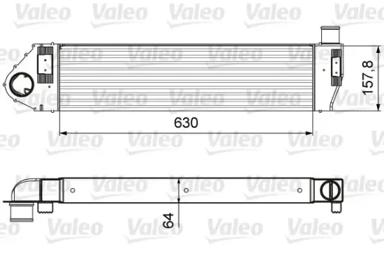 Ladeluftkühler VALEO 818621 Bild Ladeluftkühler VALEO 818621