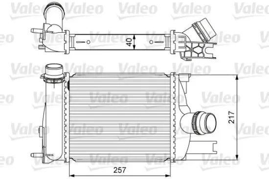 Ladeluftkühler VALEO 818622 Bild Ladeluftkühler VALEO 818622