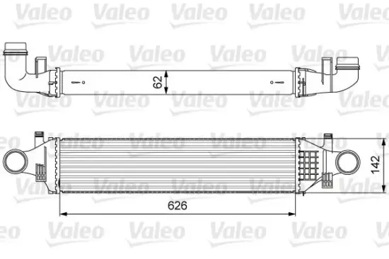 Ladeluftkühler VALEO 818623 Bild Ladeluftkühler VALEO 818623