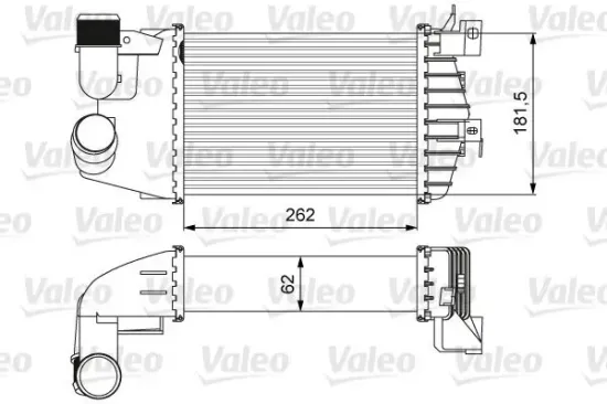 Ladeluftkühler VALEO 818627 Bild Ladeluftkühler VALEO 818627