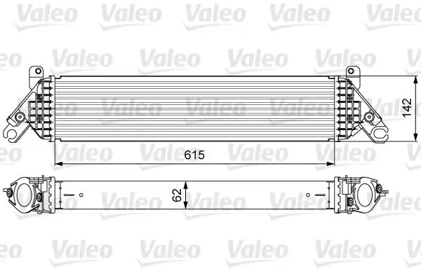 Ladeluftkühler VALEO 818630