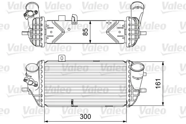 Ladeluftkühler VALEO 818637