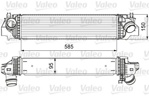 Ladeluftkühler VALEO 818640