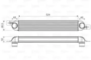 Ladeluftkühler VALEO 818661