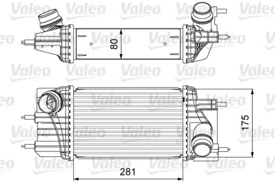 Ladeluftkühler VALEO 818666 Bild Ladeluftkühler VALEO 818666