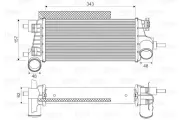 Ladeluftkühler VALEO 818667