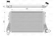 Ladeluftkühler VALEO 818674