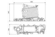 Ladeluftkühler VALEO 818683