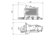 Ladeluftkühler VALEO 818685