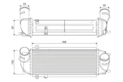 Ladeluftkühler VALEO 818692