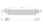 Ladeluftkühler VALEO 818697