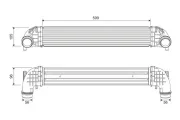 Ladeluftkühler VALEO 818698