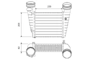 Ladeluftkühler VALEO 818720