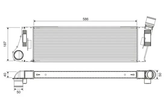 Ladeluftkühler VALEO 818727 Bild Ladeluftkühler VALEO 818727