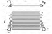 Ladeluftkühler VALEO 818795