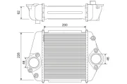 Ladeluftkühler VALEO 822901