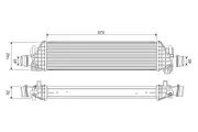 Ladeluftkühler VALEO 822904