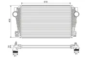 Ladeluftkühler VALEO 822915