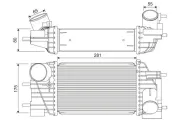 Ladeluftkühler VALEO 822919