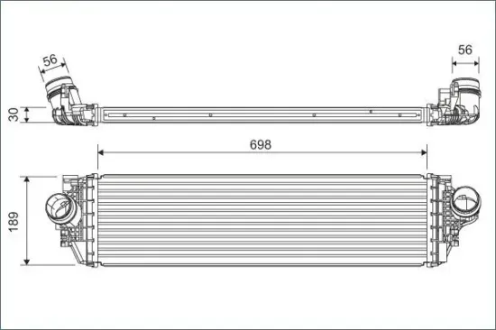Ladeluftkühler VALEO 822929 Bild Ladeluftkühler VALEO 822929