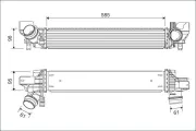 Ladeluftkühler VALEO 822932