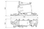 Ladeluftkühler VALEO 822935