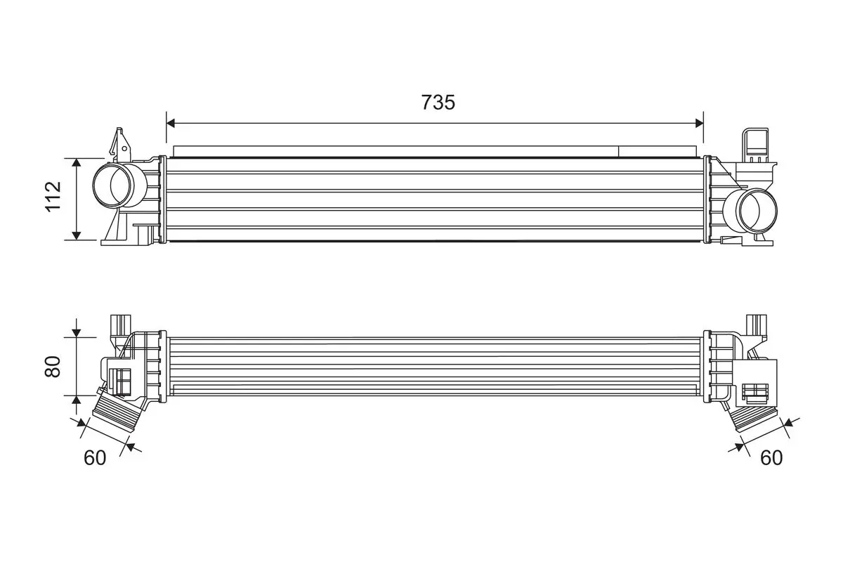 Ladeluftkühler VALEO 822945