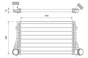 Ladeluftkühler VALEO 822949