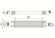 Ladeluftkühler VALEO 822956