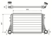 Ladeluftkühler VALEO 822962
