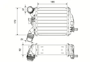 Ladeluftkühler VALEO 822968