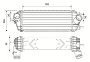Ladeluftkühler VALEO 822971