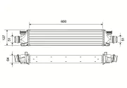 Ladeluftkühler VALEO 822972