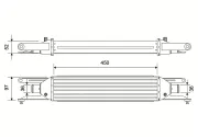 Ladeluftkühler VALEO 822976