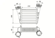 Ladeluftkühler VALEO 822982