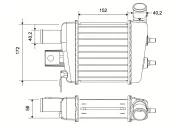 Ladeluftkühler VALEO 822985