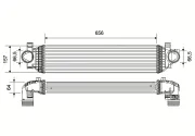 Ladeluftkühler VALEO 881551