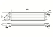 Ladeluftkühler VALEO 881561