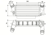Ladeluftkühler VALEO 881571
