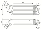 Ladeluftkühler VALEO 881572