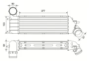 Ladeluftkühler VALEO 881581