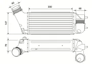Ladeluftkühler VALEO 881583